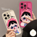Funny Cute Sunglasse Blowing Bubble Gum Girl Case Compatible For IPhone 13 15 7Plus 14 12 11 Pro Max 8 6 7 6S Plus X XR XS MAX SE 2020 Cartoon Couples Angel Eyes Shockproof Soft Cover.