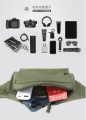 Waterproof Tactical Waist Bag for Man Mobile Fanny Pouch for Men Women Shoulder Belt Phone Bags Oxford Cloth Sport Hunting Hiking Camping Tool Bag. 