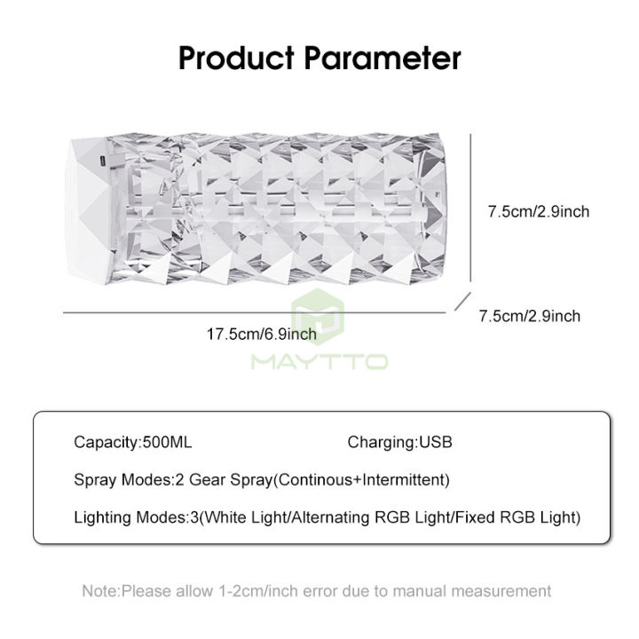 MAYTTO%20Air%20Humidifier%20Rose%20Crystal%20Seven%20Color%20Lamp%20Mini%20Night%20Light%20Portable%20Mist%20Sprayer%20USB%20Electric%20Air%20Humidifier%20500ML%20Cool%20Water%20Mist%20Maker%20with%20Colorful%20Light%20With%202%20Spraying%20%20Modes%20for%20Home%20Office%20Car%20-%20Image%209