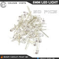 5mm White LED Light(Bright) 50 Pcs Pack.. 