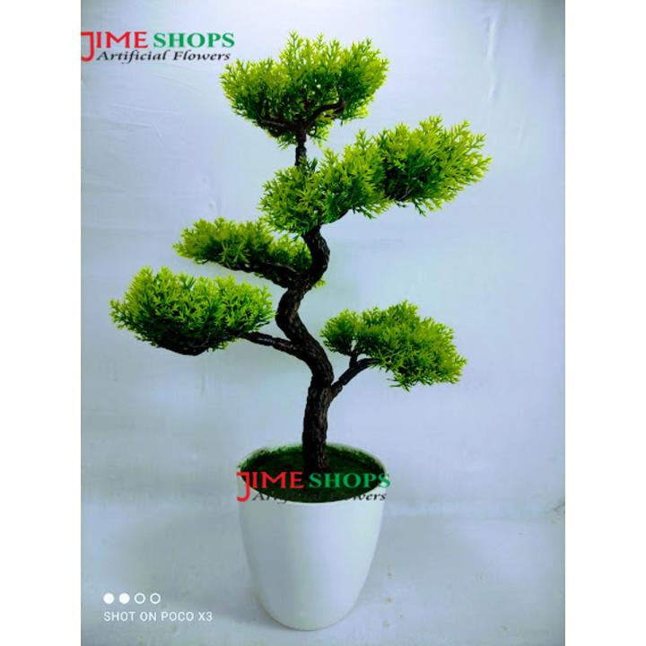 Artificial%20Bonsai%20Tree%20In%20Plastic%20/wooden%20Vases%20For%20Office%20Table%20Decoration,gram%20beauty%20flower%20-%20Image%202