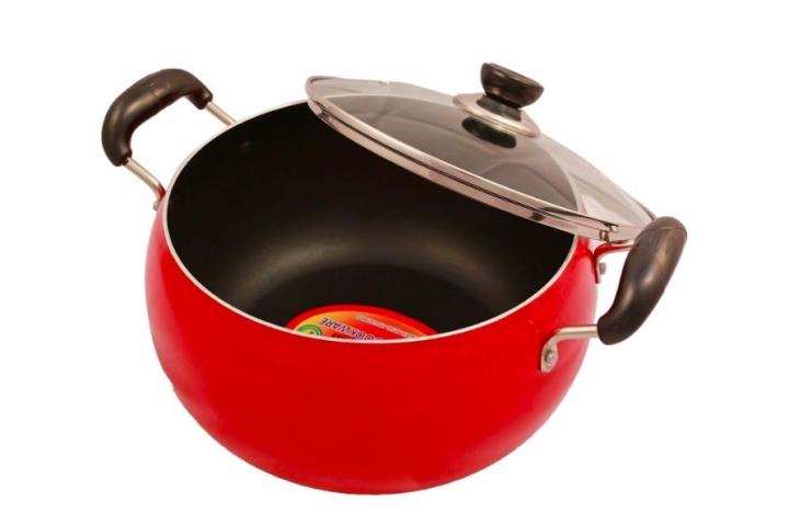 German%20Quality%20Non-Stick%20Apple%20Pot%20-%2028cm%20-%20Red%20-%20Image%202