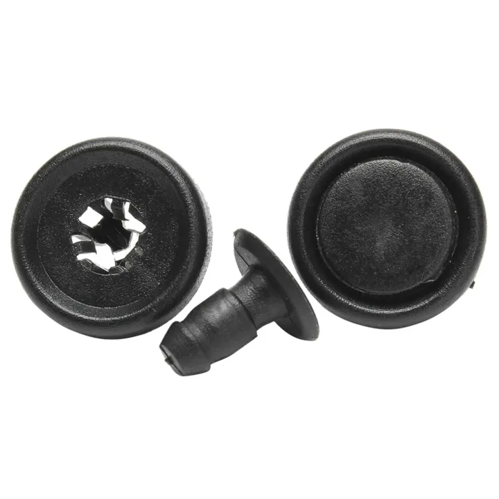 16Pcs Plastic Rivets Clip 4Mm X 5Mm X 15Mm Black & 10Pcs 7Mmbumper Trim ...