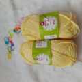 25g Soft N.A Brand Knitting Yarn Anti-Pilling High Quality Knitting 4ply Cotton Yarn For Crochet Scarf Sweater Hat Doll Craft (2 pieces).