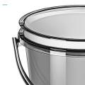 Water Bucket with Lid Bathing Household Bucket Thickened Small Laundry Bucket Water Storage Bucket for Fishing Indoor Outdoor Garden Camping.