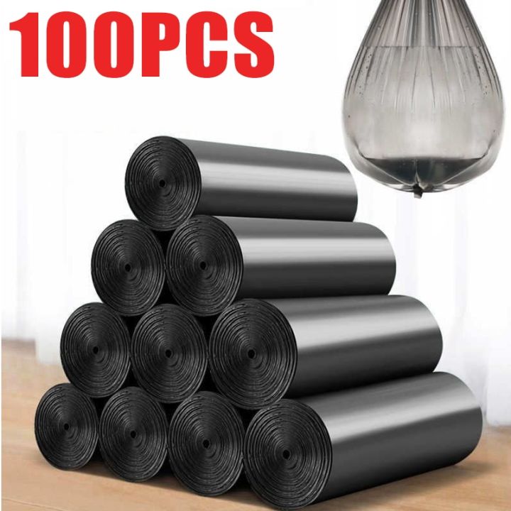100PCS%20Biodegradable%20Kitchen%20Disposable%20Trash%20Bags%20Black%20Plastic%20Thickening%20Privacy%20Large%20Garbage%20Bag%20Garbage%20Tin%20For%20Bathroom%20-%20Image%203
