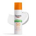 Eucerin Sun Oil Control SPF 50 Face Sunscreen Lotion with Oil Absorbing Minerals, 2.5 Fl Oz Bottle.