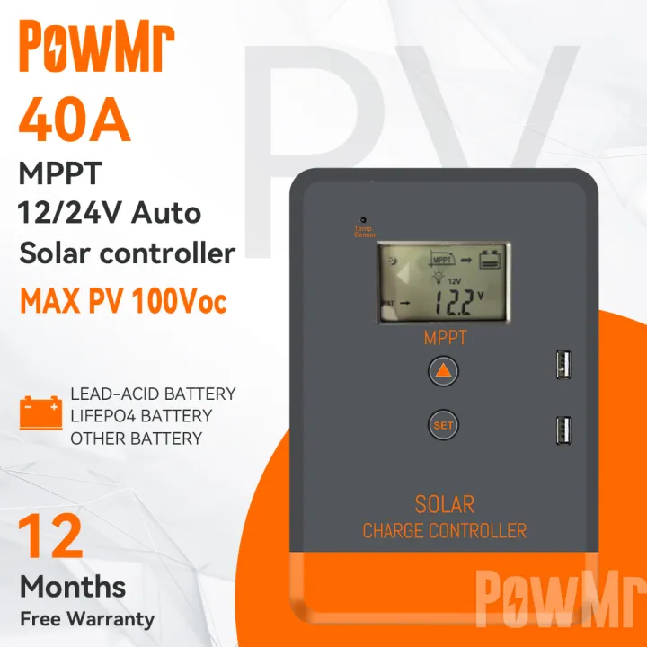 PowMr%20MPPT%20Solar%20Charger%20Controller%2040A%2012V%2024V%20Solar%20Panel%20Regulator%20100V%20PV%20INPUT%20LCD%20Display%20Various%20Load%20Control%20Modes%20POW-Keeper1240%20-%20Image%202