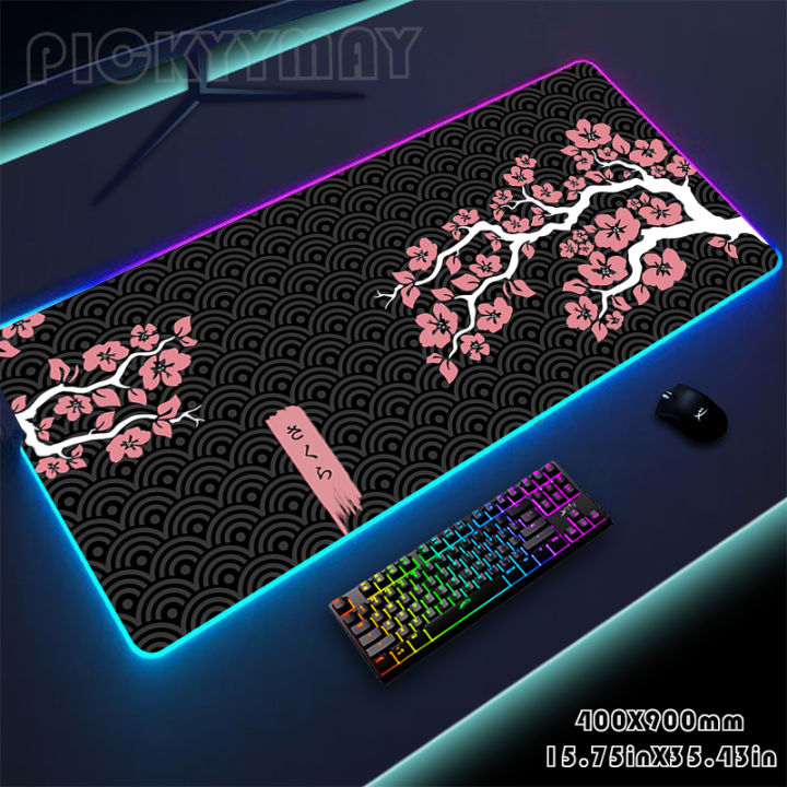 Sakura%20RGB%20Mouse%20Pad%20Gaming%20Mousepad%20LED%20Mouse%20Mat%20Keyboard%20Mat%20Anti-slip%20Best%20Choice%20Desk%20Pad%20XXL%20Luminous%20Desk%20Rug%20-%20Image%207