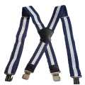 Custom Print Outdoor Colorful Elastic Man's Belt Men Women Suspenders Rainbow Polyester X-back Braces Adjustable. 