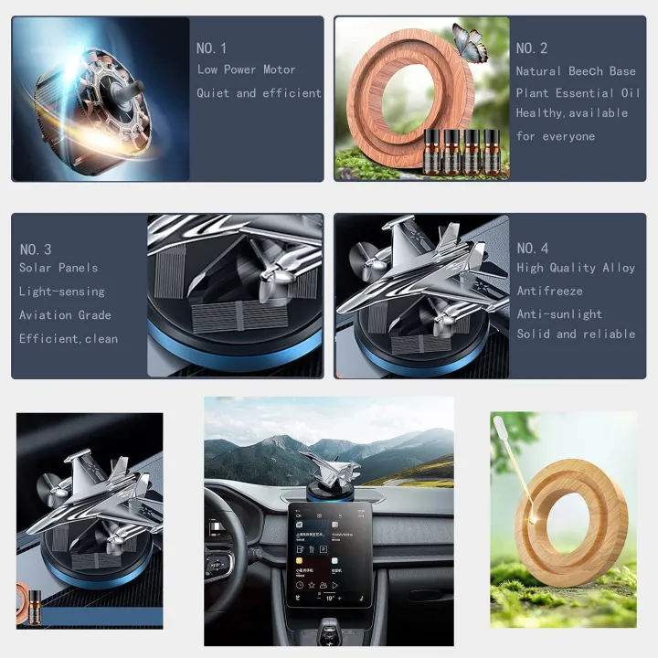 Car%20Air%20Freshener,Rotating%20Solar%20Aromatherapy%20Essential%20Oil%20Diffuser%20Scent%20Car%20Decoration%20Car%20interior%20-%20Image%204