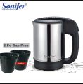 Sonifer 0.5 Stainless Steel Portable Mini Electric Kettle 1000 Watt.