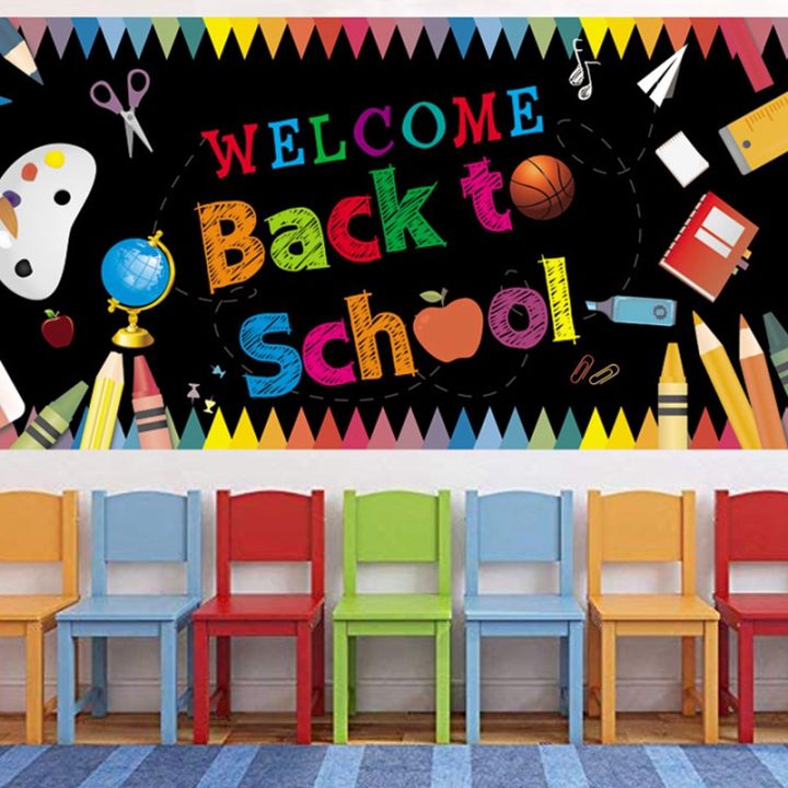 Welcome%20Back%20to%20School%20Banner,%20First%20Day%20of%20School%20Backdrop%20Banner%20,Welcome%20Back%20to%20School%20Party%20Decorations%20Supplies%20-%20Image%209