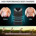 Men Body Shaper Waist Trainer Vest Compression Shirt Belly Slimming Underwear Weight Loss Sauna Sweat Tops Fat Burning Shapewear. 