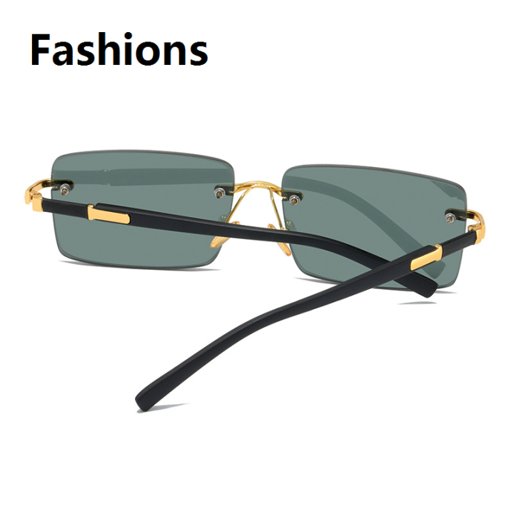 Fashions%20High%20Definition%20Sunglasses%20for%20Men%20Ladies%20Blue%20Light%20Blocking%20Eye%20Protection%20Eyewear%20Rimless%20Square%20Frame%20Eyeglasses%20Goggle%20-%20Image%205