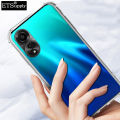 Phone case OPPO A58 4G cover Air Cushion Soft Silicone Clear Transparent Shockproof Cover for OPPO A58 4G Casing HP. 