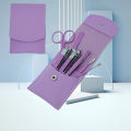 In stock Stainless steel nail tool set 16 pieces pedicure knife beauty pliers large nail clippers ear pickers. 