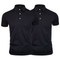 【Muslong】poloShirt Men's Short SleeveTT-shirt Ice Silk Lapel Underwear Blouse Summer Solid Color T-shirt Top.