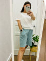 Women shorts 2024 Summer Casual Solid Cotton Linen shorts high waist loose shorts for girls Soft Cool female shorts M-3XL. 