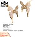 Carat Rhinestone Butterfly Earrings Sparkling Butterfly Rhinestone Stud Earrings for Prom Dating Parties Anti-rust Ear Jewelry for Women Butterfly Earrings. 