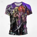 New Anime Grim Reaper Bleach Ichigo Kurosaki 3D Pattern T-shirt Men Women Casual Shirts Fashion Harajuku Tee Tops. 