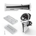 Horizontal Vertical Stand Display Stand VR Headset Headphone Holder for PS5 Slim Disc and Digital Edition Console. 