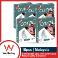 The Coral Super Ultra Thin Lubricated Latex Condoms |Half Box: 3x5=15pcs | Made in Malaysia.