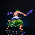 New 20cm One Piece Anime Figure GK Roronoa Zoro Action Figure PVC Collection Cartoon Model Doll Gift Toys Decoration.