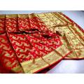 Exclusive Soft Silk Katan Sharee Full Body sutar work Without Blouse Piece For Women. 