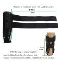 KOMZER Air Gel Ankle Brace, Stirrup Ankle Splint-Rigid Stabilizer for Sprains, Strains, Post-Op Cast Support Injury Protection. 