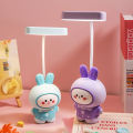 Cute Rabbit Small Table Lamp Office Decoration Desktop Cute Cartoon Mini Night Lamp USB Charging 360 ° Adjustable Reading Lamp With Pencil Sharpener-Best Rate. 