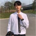 Tie For Men South Korean Black Color Skinny Tie.