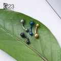 1PC 14G G23 Titanium Piercing Nose Ring Navel Surgical Belly Button Rings Navel Piercing Goth Ombligo Ball Nombril.