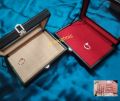 Ring organizer box plywood & leather jewelry storage box Jewelry Case Storage Box Square Tray Show Case Organizer plywood & leather. 