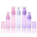 Airless pump bottle Transparent Refillable Empty Plastic bottle Portable Pump Vacuum pressure bottle for Travel Skincare Cosmetic packaging Personal care Beauty enthusiasts.