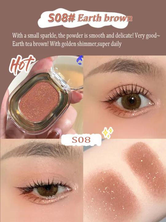 acaron%20rey%20Eyeshadow%20alette%20atte%20Shimmer%20Eye%20ase%20akeup%20Earth%20rown%20igment%20lush%20Contour%20owder%20Single%20Color%20alet%20-%20Image%202