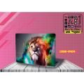 Colorful Lion Design Laptop Sticker. 