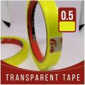 Transparent Schotch Tape - 0.5 Inch-2pc/half inch gum tape-1pc. 