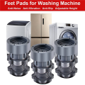 3X Washing Machine Foot Pads Support Adjustable Highly Non- Mat Anti Vibration Feet Pad for Washer and Dryer. 