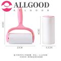 Clothes dusting roller Replaceable Rolls Handle Sticky Roller Sticky Dust Paper Tearable Adhesive Brush Clothes Kit With Handle.