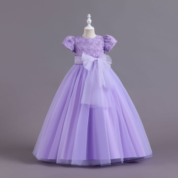 Girls%20Party%20Dresses%204%20Colors%20110cm-160cm%20Baby%20Dress%20Long%20Skirt%20Children%20Vestidos%20Wedding%20Birthday%20Peformance%20Ball%20Gown%20-%20Image%202