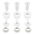 3Pack Replacement Drain Plug for Coolers, 1.5 Inch Shaft Length, Includes Gasket and Drain Cap. 