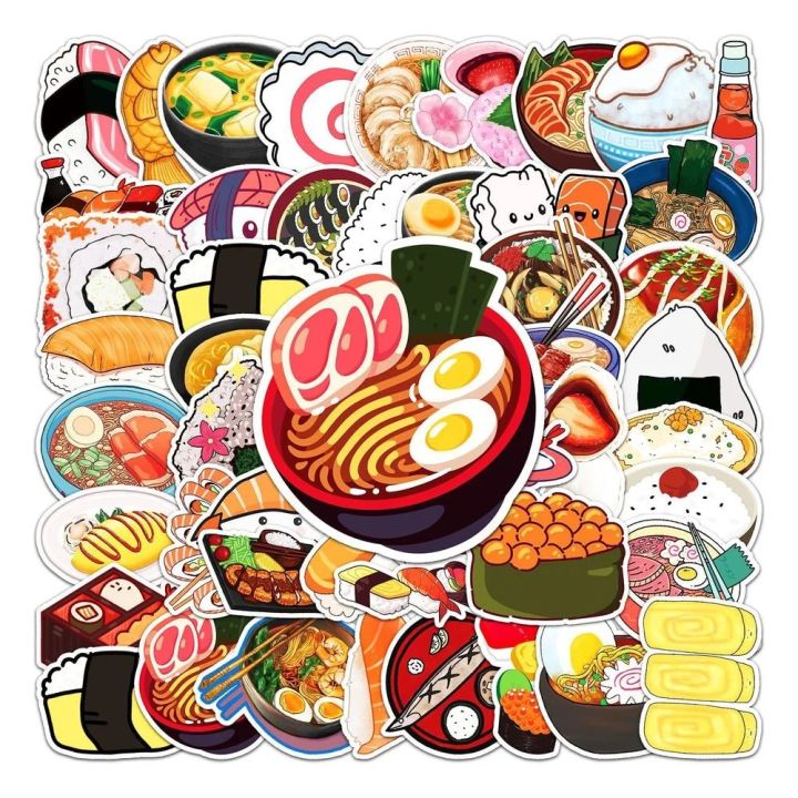 10/50pcs%20Delicious%20Food%20Stickers%20Cartoon%20Japanese%20Food%20Cute%20Sushi%20Stickers%20Decal%20Sticker%20for%20DIY%20Notebook%20Water%20Bottle%20Laptop%20-%20Image%206