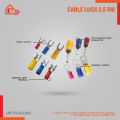 CABLE LUGS 2.5 RM , MIXED 100PCS (O+I+JACK+U) TYPE INSULTED CABLE CONNECTOR. 