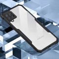 For Samsung Galaxy M33 5G Edge-Reinforced Shockproof Cushion Back Clear Hybrid Transparent Hard Cover Casing. 