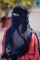 Arabian Hudi Niqab 15 inch Premium Quality Arabian hudi Nikab black for women Lebas-E Tayibah.