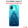 For Infinix Smart 5 Back Panel/Backshell/ Casing +Camera Lens + Side Button  With Logo-All Colors Available. 