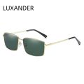 LUXANDER Men's small square single beam polarized sunglasses Ray ban elastic work glasses leg polarized driving sunglasses.