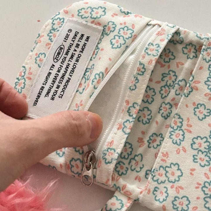 Cute%20Student%20Coin%20Purse%20Card%20Simplicity%20Floral%20Korean%20Fashion%20Wallet%20Card%20Holder%20for%20Girls%20Portable%20Cute%20Small%20Storage%20Bag%20-%20Image%203