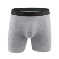 1/4/5Pcs/lot Underpants Men Long Boxers Shorts Underwear Cotton Breathable Solid Gay Under wear cueca boxer Man Boxershorts. 